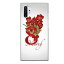 Galaxy Note10+専用 3月8日 花 鉢 レッド 赤 march キラキラ 水玉 リボン エレガント チューリップ 国際女性の日 SC-01M SCV45