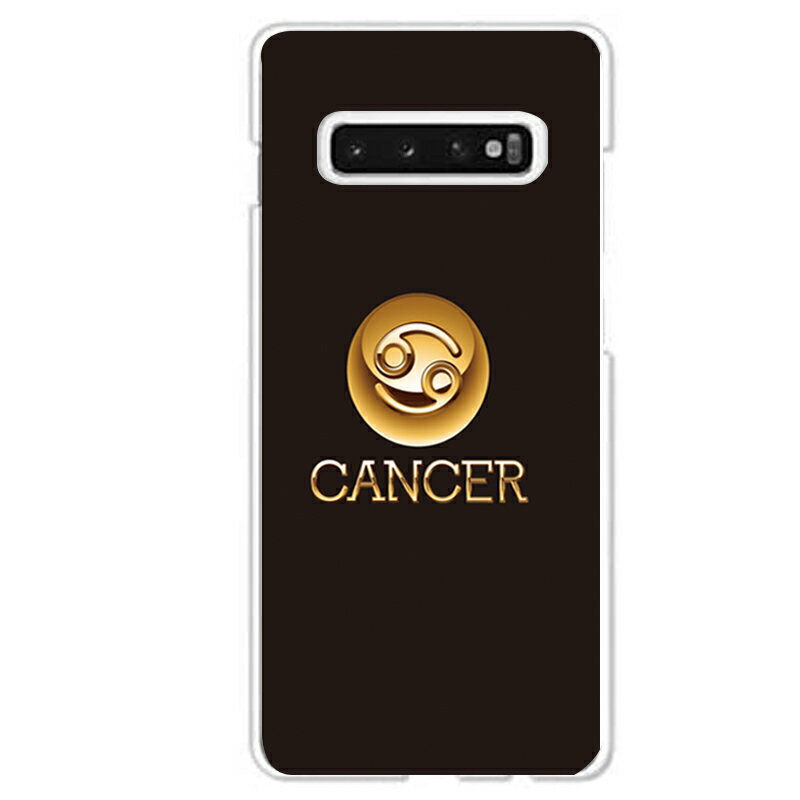 Galaxy S10専用 cancer 蟹座 恒星 星座 シンプル ラグジュアリー かに座 SC-03L SCV41