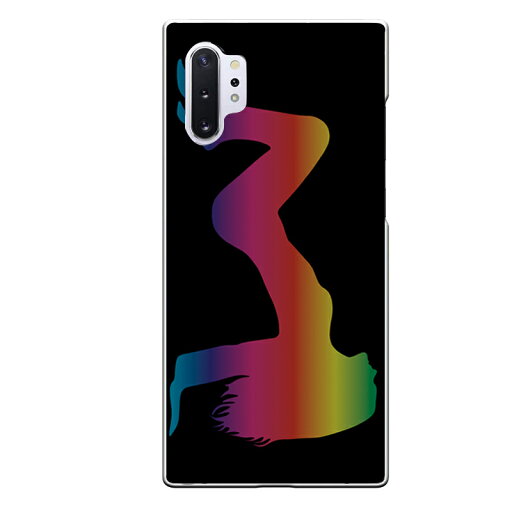 Galaxy S10+専用 女性 横顔 シンプル ブラック 黒 虹 レインボー クール シルエット SC-04L SCV42 Galaxy S10+専用 女性 横顔 シンプル ブラック 黒 虹 レインボー クール シルエット SC-04L SCV42