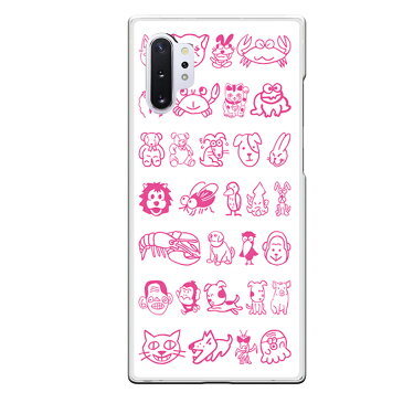 Galaxy S10+専用 アニマル 猫 カニ ライオン 犬 タコ 豚 クマ 招き猫 ガーリー 動物 SC-04L SCV42