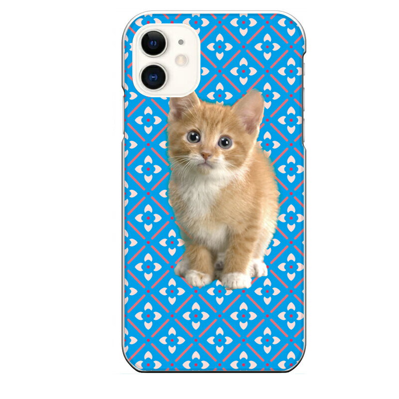 iPhone 11専用 動物 アニマル CAT かわいい 子ねこ ライトブルー ライトブルー 水色 キュート 猫 ガーリー 1