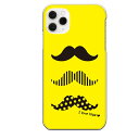 iPhone 11 Pro専用 ドット ストライプ シンプル I love hige ハート ガーリー ヒゲ 髭