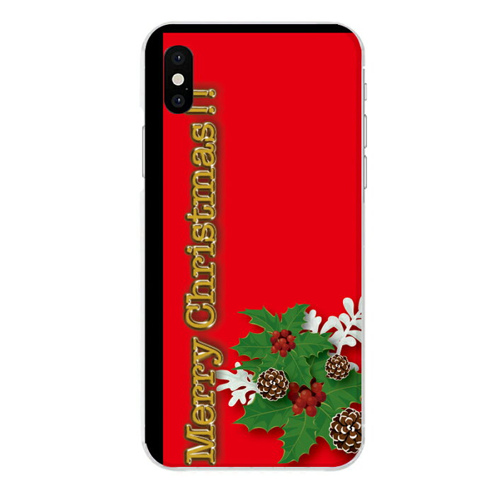 iPhone XR専用 Christmas オーナメント 赤 レッド クリスマス 冬