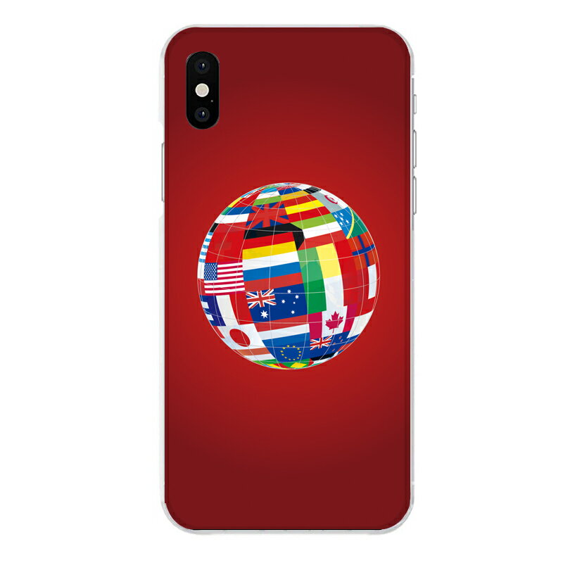 iPhone XS専用 世界 グローバル ワールド 国旗 アース 各国 アミューズ 地球 1