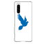 Xperia 5専用 青い鳥 シンプル シルエット 動物 アニマル ツイッター風 アミューズ ハト SO-01M SOV41 901SO