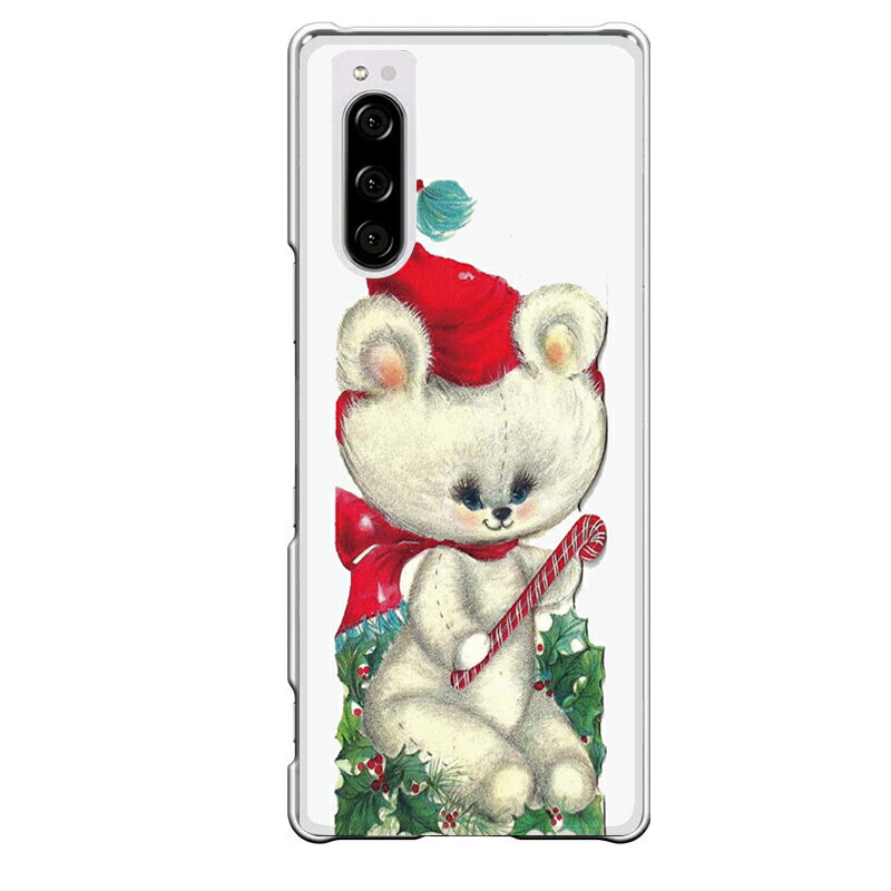 Xperia 5専用 クマ クリスマス 可愛い ぬいぐるみ アンティーク調 キャラクター 熊 SO-01M SOV41 901SO