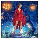 ハロウィン 仮装 衣装 コスプレ 大人用 パーティー 悪魔 吸血鬼 4点セット かわいい(3)