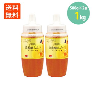 2023 プレゼント 純粋 ルーマニア産 はちみつ 500g×2本 純粋ハチミツ ブレンド 蜂蜜 ポリ容器 送料無料