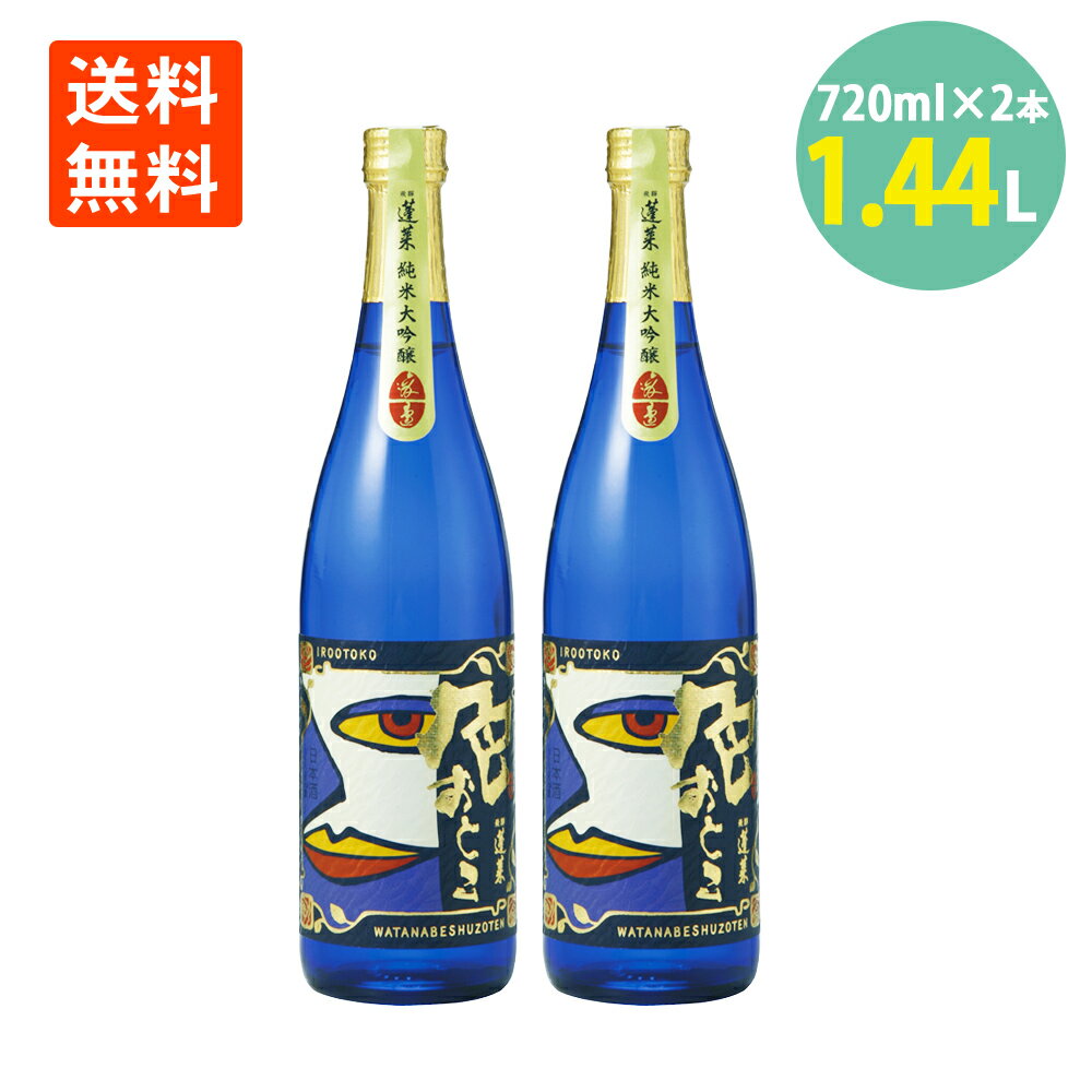 日本酒 純米大吟醸 色おとこ 720ml×2本 日本酒 地酒 渡辺酒造店 飛騨 お酒 送料無料