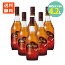 チョーヤ梅酒 TheCHOYA熟成3年 700ml×6本 紀州南高梅 国産梅100% 送料無料本格梅酒 梅酒 CHOYA 3年熟成 うめしゅ うめ酒 ウメシュ 紀州..