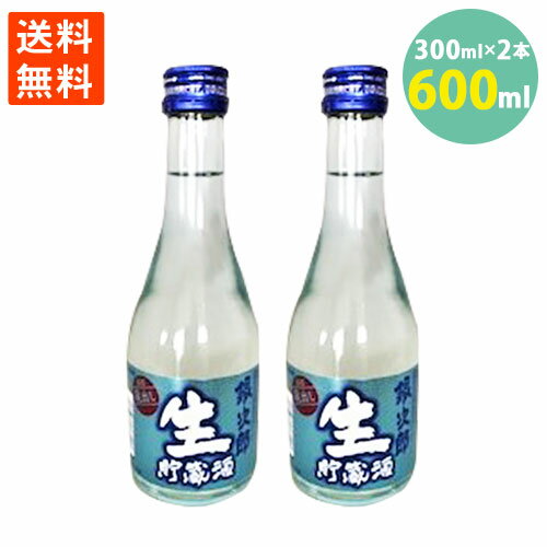 日本酒 銀次郎 名城 生貯蔵 甘口 さらさら 清涼感 300ml 送料無料 2本セット