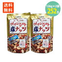 送料無料 ナッツ クレイジーソルト クレイジーソルトナッツ 岩塩 塩 ハーブ スパイシー おつまみ 稲葉 カリカリ 126g×2 個包装