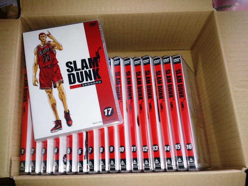 【送料無料】新品スラムダンク（SLAMDUNK）DVD全巻セット（Vol．1〜Vol．17）