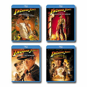 【送料無料】 インディ・ジョーンズ　Blu-ray 4作セット