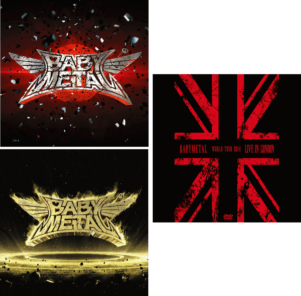 ̵ BABYMETAL / BABYMETAL + METAL RESISTANCE ̾ס & LIVE IN LONDON -BABYMETAL WORLD TOUR 2014-DVD CD2+DVD2祻å