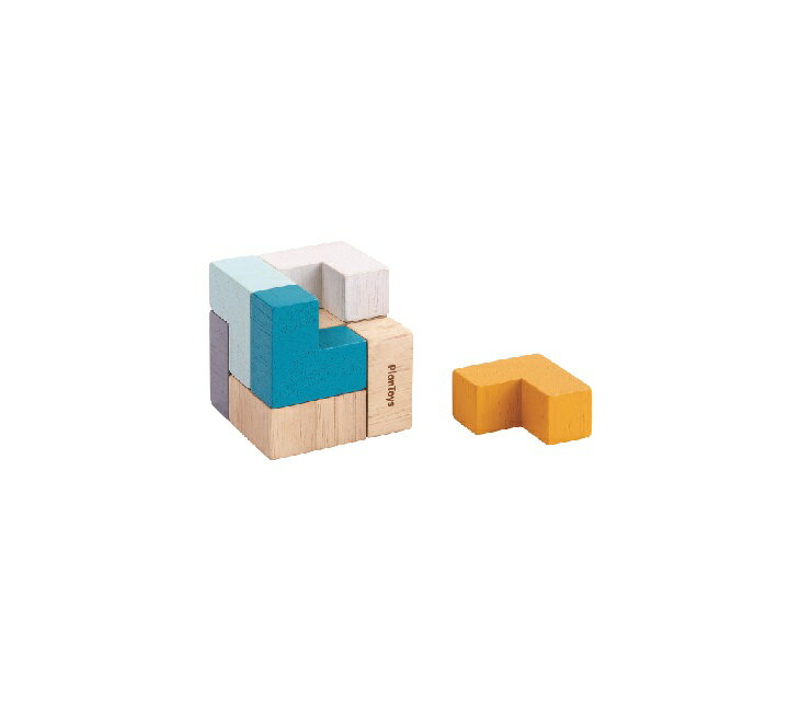 Rakuten - 【送料無料】 PLANTOYS（プラントイ） 4134 3D　パズルキューブ　（6個入り/箱）