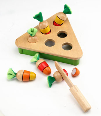 樂天商城 - 【送料無料】 UKK 木製知育玩具 E0902 プラックキャロット