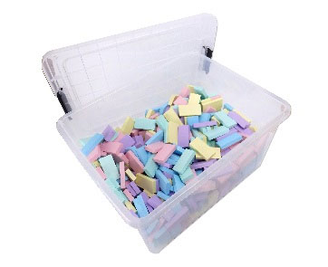 樂天商城 - 【送料無料】 木製　パステルカラードミノたおし500(大)コンテナBOX