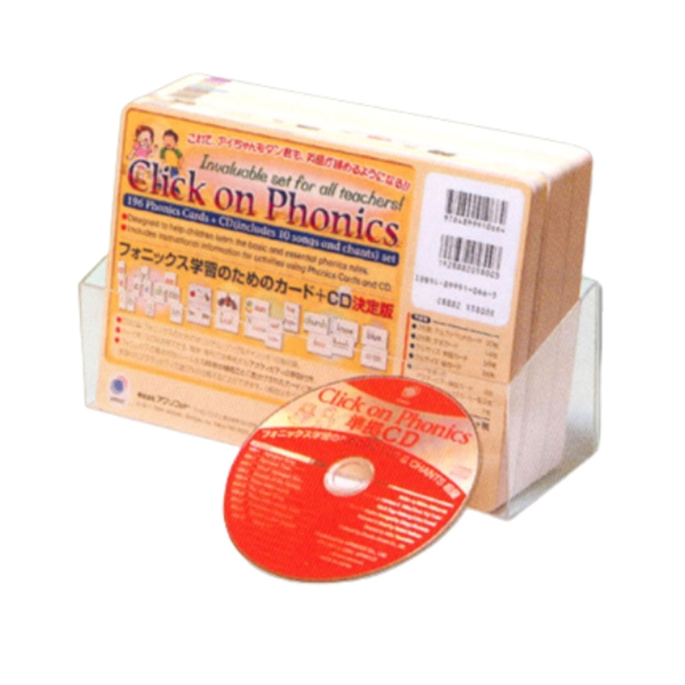 yz AvRbgoŁ@tHjbNXwK̂߂̃J[h+CD@Click on Phonics Cards & CD Set