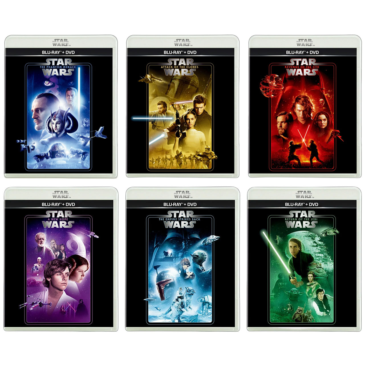 スター・ウォーズ エピソード1-6／ ブルーレイ + DVD セット
