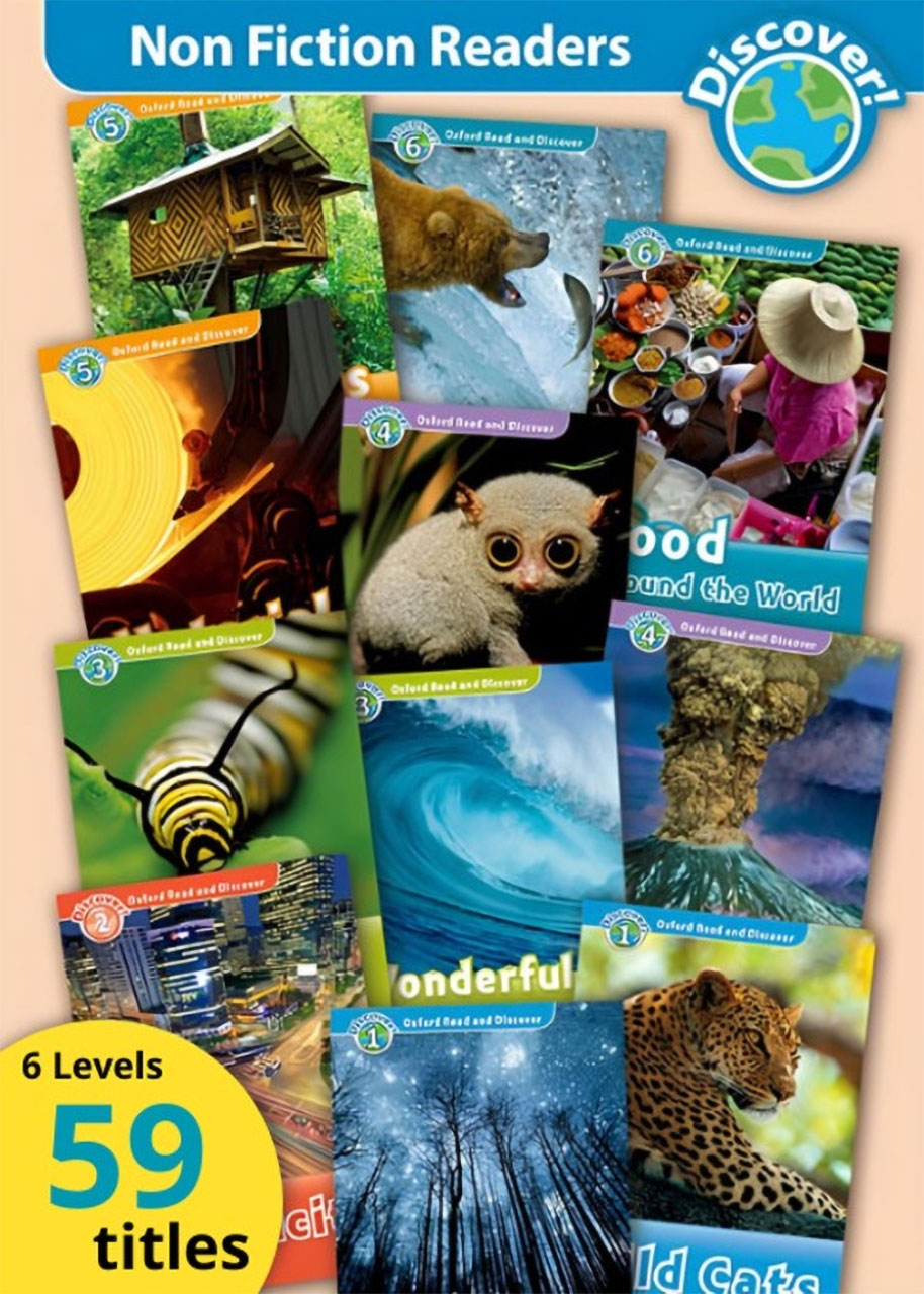 オックスフォード大学出版局 英語図鑑 Oxford Read and Discover: Library Set: All Levels