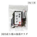 国内産5種の海藻サラダ10g 宝海草
