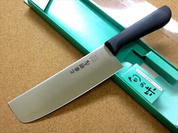 関の刃物 菜切り包丁 16cm (160mm) 元廣別作 6A ステンレススチール プラスチック樹脂ハンドル 家庭用の野菜全般を切る両刃包丁 キャベツの千切り 大根のかつらむきなど 薄刃包丁 国産日本製