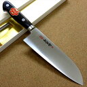 関の刃物 三徳包丁 17.5cm (175mm) 和忠作 VG-1 V金1号 ステンレス系高炭素鋼 共口金 積層合板ハンドル 家庭用 肉切り 魚の処理 野菜切り...