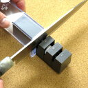 関の刃物 片刃専用 包丁研ぎ器 貝印 関孫六 出刃 刺身などの片刃包丁が3つの工程で切味蘇る ダイヤモンド砥石とセラミック砥石を組み合わせたコンパクトロールシャ...