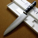 関の刃物 牛刀 18cm (180mm) 名匠 兼常作 本割込 VG-10 V金10号 SUS410ステンレス鋼 口金付き 黒合板強化木ハンドル 家庭用の洋包丁...