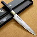 関の刃物 ペティナイフ 15cm (150mm) MCUSTA ZANMAI 三昧 ハイブリッド スプラッシュ ダマスカス33層鋼 芯金VG-10 ステンレスス...