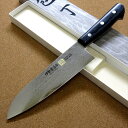 関の刃物 三徳包丁 18cm (180mm) 伊勢谷治平 V金10号 VG10 鍛錬 ニッケルダマスカス鋼 33層 黒パッカーハンドル 家庭用 肉切り 魚の処理...