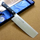 関の刃物 菜切り包丁 16cm (160mm) 濃州正宗作 モリブデンステンレス刃物鋼 フェノール樹脂ハンドル 研げる包丁 家庭用の野菜全般を切る両刃包丁 キャ...
