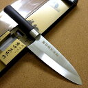 関の刃物 出刃包丁 16.5cm (165mm) 濃州正宗作 ステンレス刃物鋼 ポリプロピレン樹脂ハンドル 魚や鳥 スッポン等を解体 使用中に力を入れても刃先が...