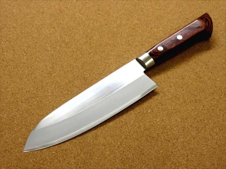 Seki High-Carbon Steel 170mm Santoku (All-Purpose Knife) | Japanese Kitchen Knife – view 2