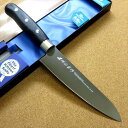 関の刃物 牛刀 17cm (170mm) 濃州正宗作 モリブデンステンレス刃物鋼 チタンコーティング ポリプロピレン樹脂ハンドル 家庭用の洋包丁 精肉の仕分け ...