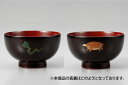 会津漆器 裏干支子供汁椀 溜 巳-亥 孫 子供の日 プレゼント 幸福