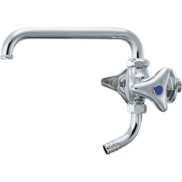 【即日出荷】カクダイ 双口横形自在水栓 13 7044