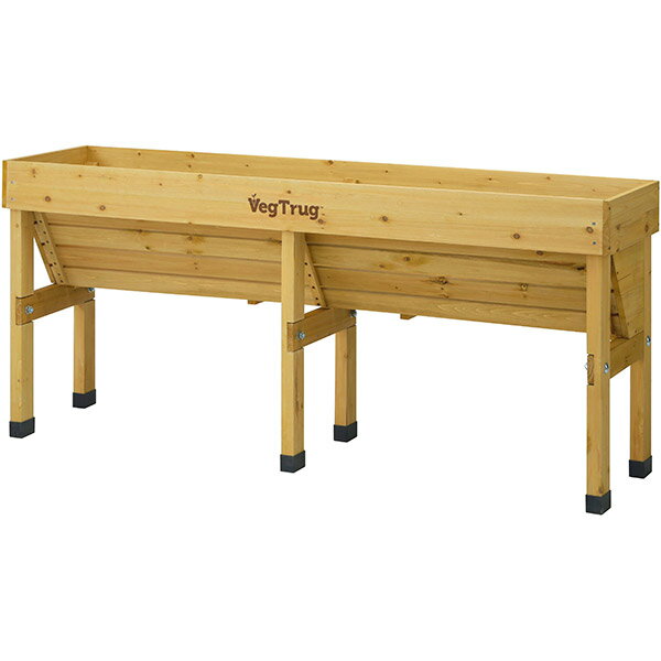 タカショー ホームベジトラグ ウォールハガー L ナチュラル VGT-WH02F 大型プランター 長方形【沖縄・離島配送不可】のサムネイル