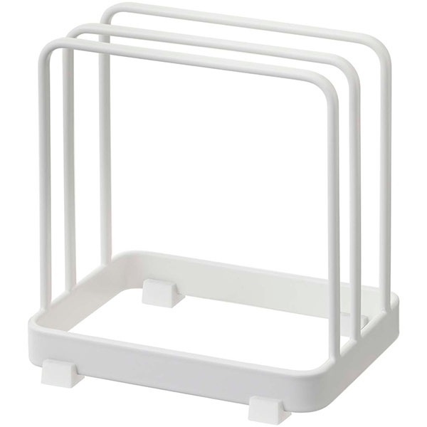 【即日出荷】山崎実業 プレート まな板スタンド ホワイト 2496