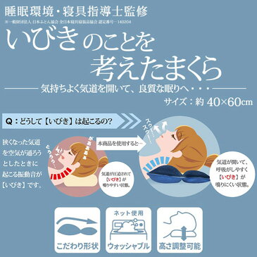 【直送】【代引・日時指定不可】モリシタ 睡眠環境・寝具指導士監修 いびきのことを考えたまくら 4620237 いびき防止枕【沖縄・離島配送不可】