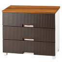 【直送】【日時指定不可】天馬 フィッツプラスメッシュ 3段 幅75cm FM7503 ブラウン【沖縄・離島配送不可】