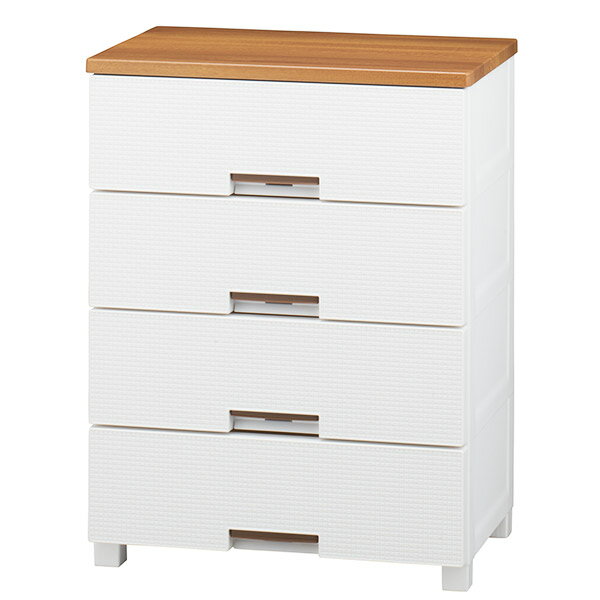 【直送】【日時指定不可】天馬 フィッツプラスメッシュ 4段 幅65cm FM6504 ホワイト【沖縄・離島配送不可】