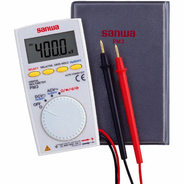 三和電気計器 SANWA デジタルマルチメータ PM3 ポケットタイプ