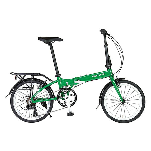 ハリークイン HARRY QUINN LONG BRIGHT207 グリーン 20型 折畳み自転車 88223-11【沖縄・離島配送不可】