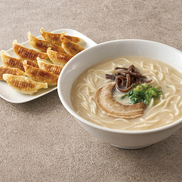 【直送・ギフト】博多「一風堂」とんこつラーメンと博多ひとくち餃子 B29-5(522)【沖縄・離島配送不可】【同梱不可】