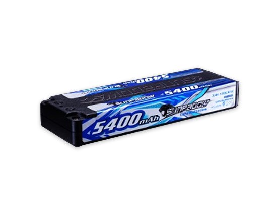 SUNPADOW 7.4V / 5400mAh / 130C Blueリポバッテリー【サンパドウ日本総代理店】