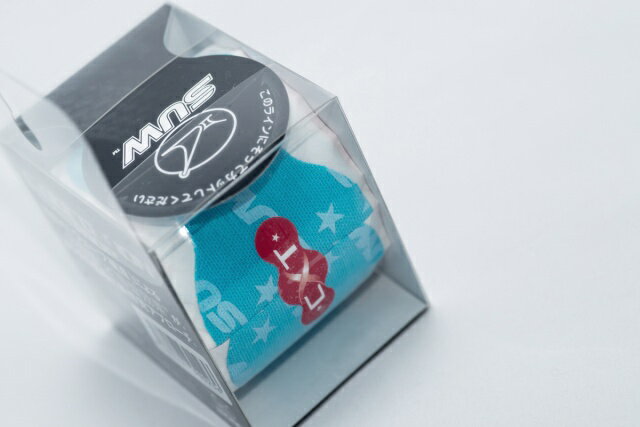 SUW スゥー コブラクションテープ(5mロールタイプ)　キネシオロジーテープ　テーピング　ブラック・ナチュラル・スカイ・ピンク