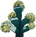 【ジャンクレイグヘッドカバー　JAN　CRAIG　HEADCOVER】グリーン/イエロー/シルバー　Green/Yellow/Silver（ドライバー）