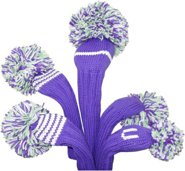 【ジャンクレイグヘッドカバー　JAN　CRAIG　HEADCOVER】ライラック/メドー/ホワイト　Lilac/Meadow/White（ドライバー）